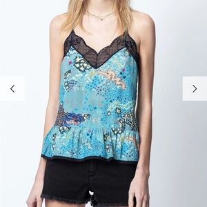 Zadig & Voltaire Celest Glam Rock camisole